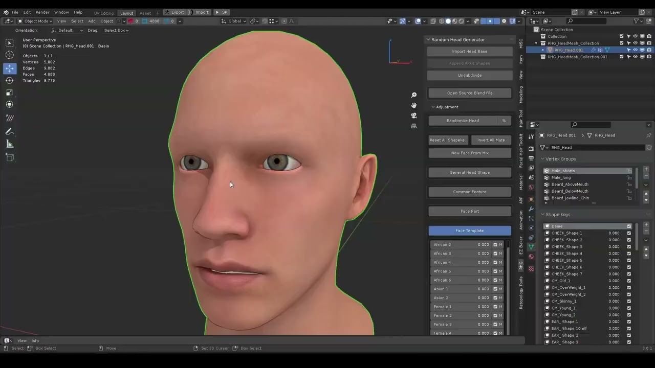 Random Head Generator - Released Scripts and Themes - Blender Artists ...