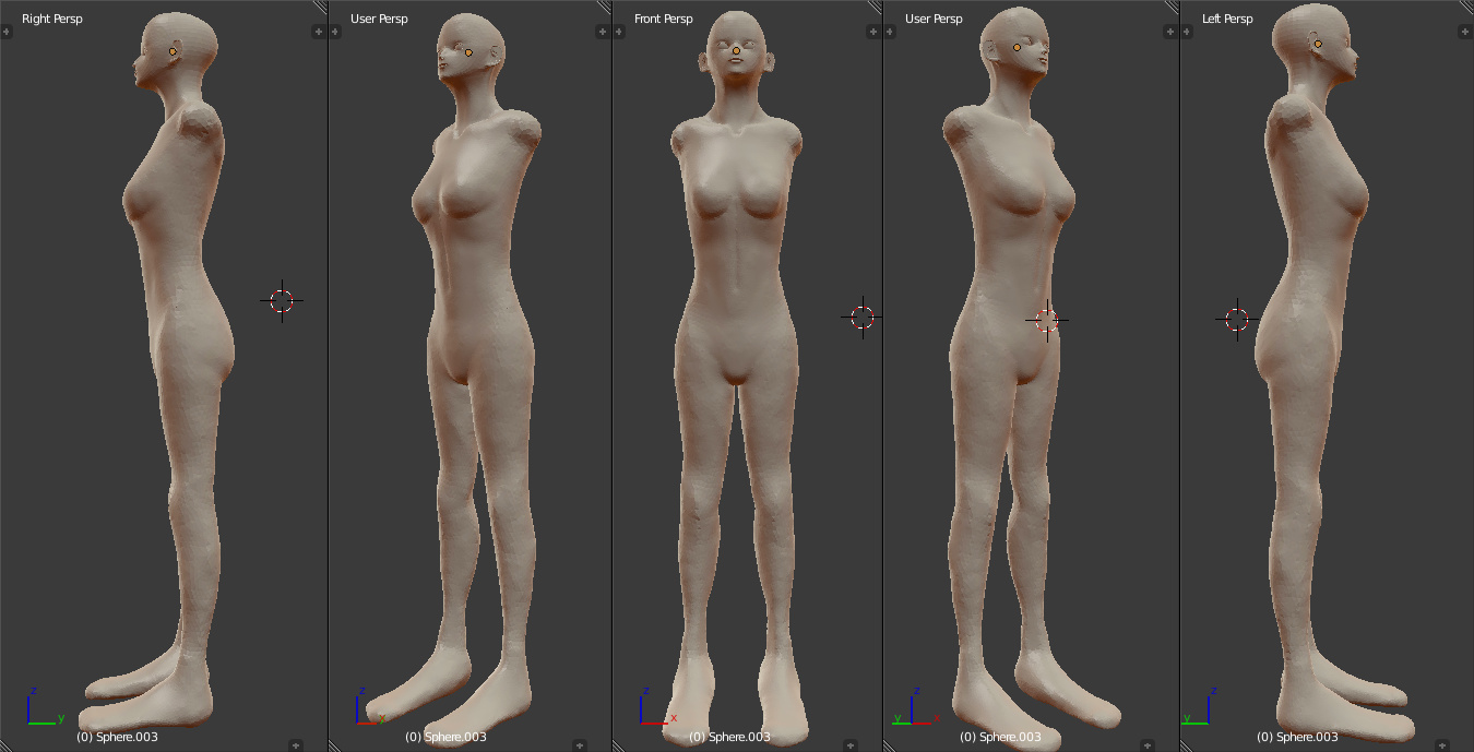 Sculpting a female body - #21 by ffuturezx - Works in Progress