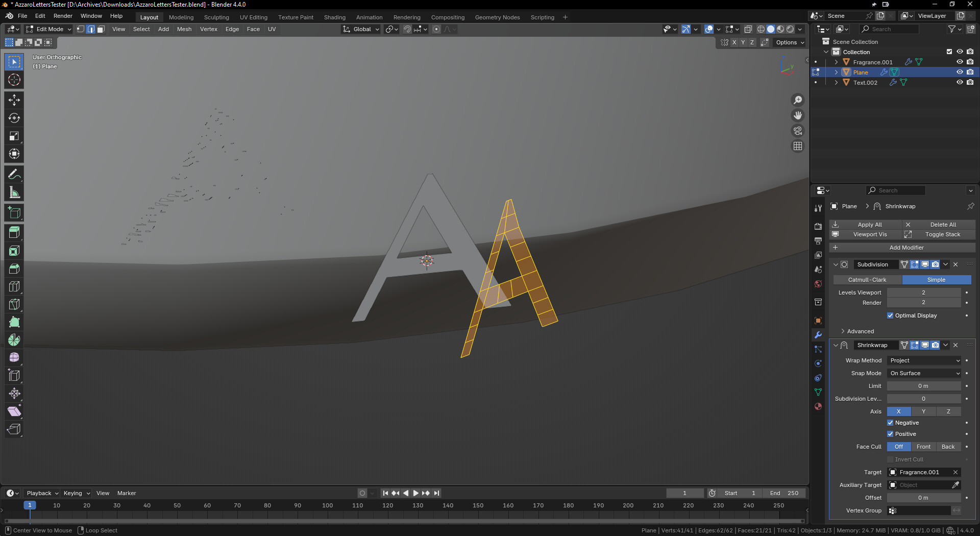 Shrinkwrap behaves weirdly - Modeling - Blender Artists Community