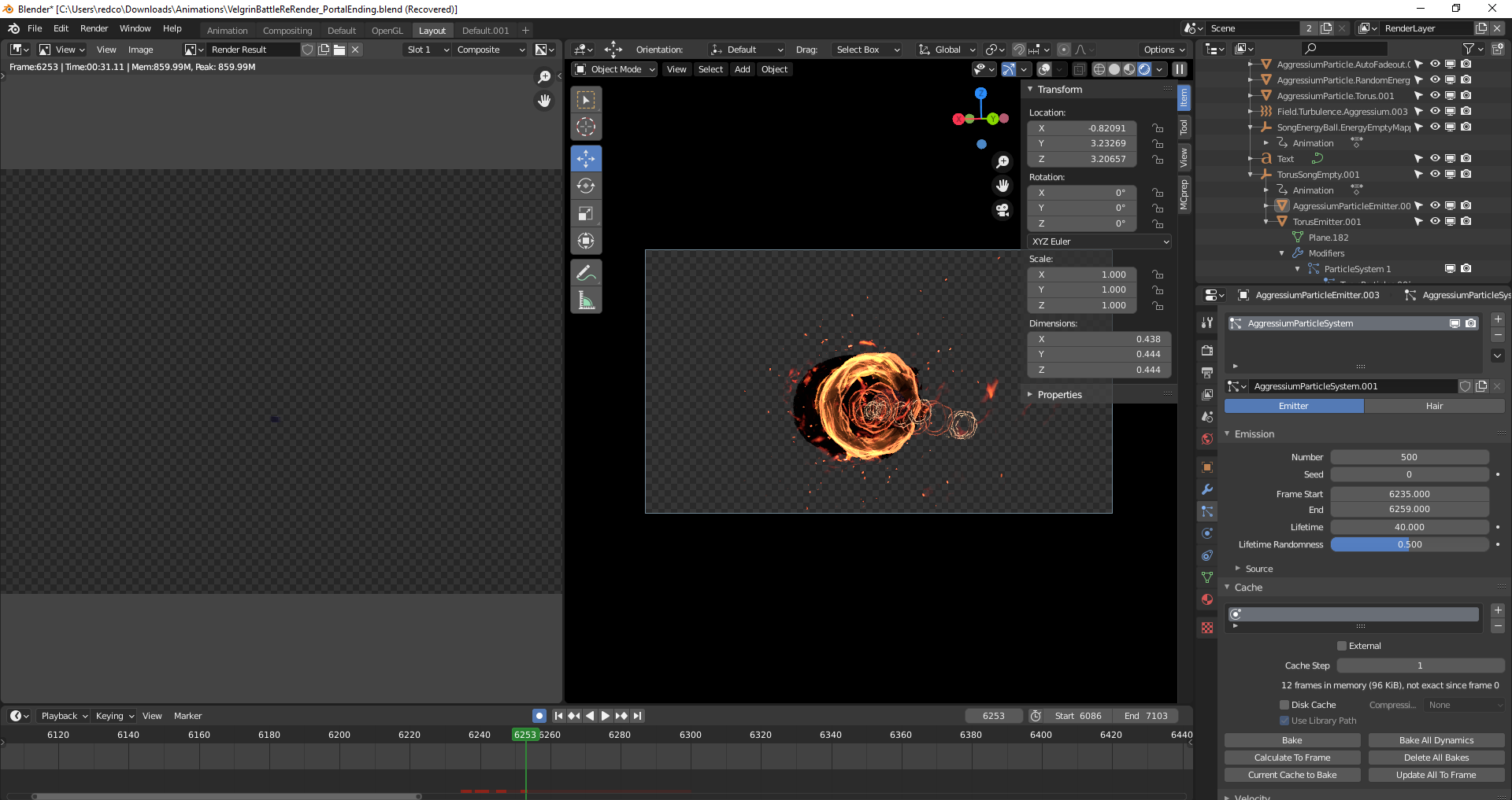 Particles render fine in the viewport but are transparent in the final ...