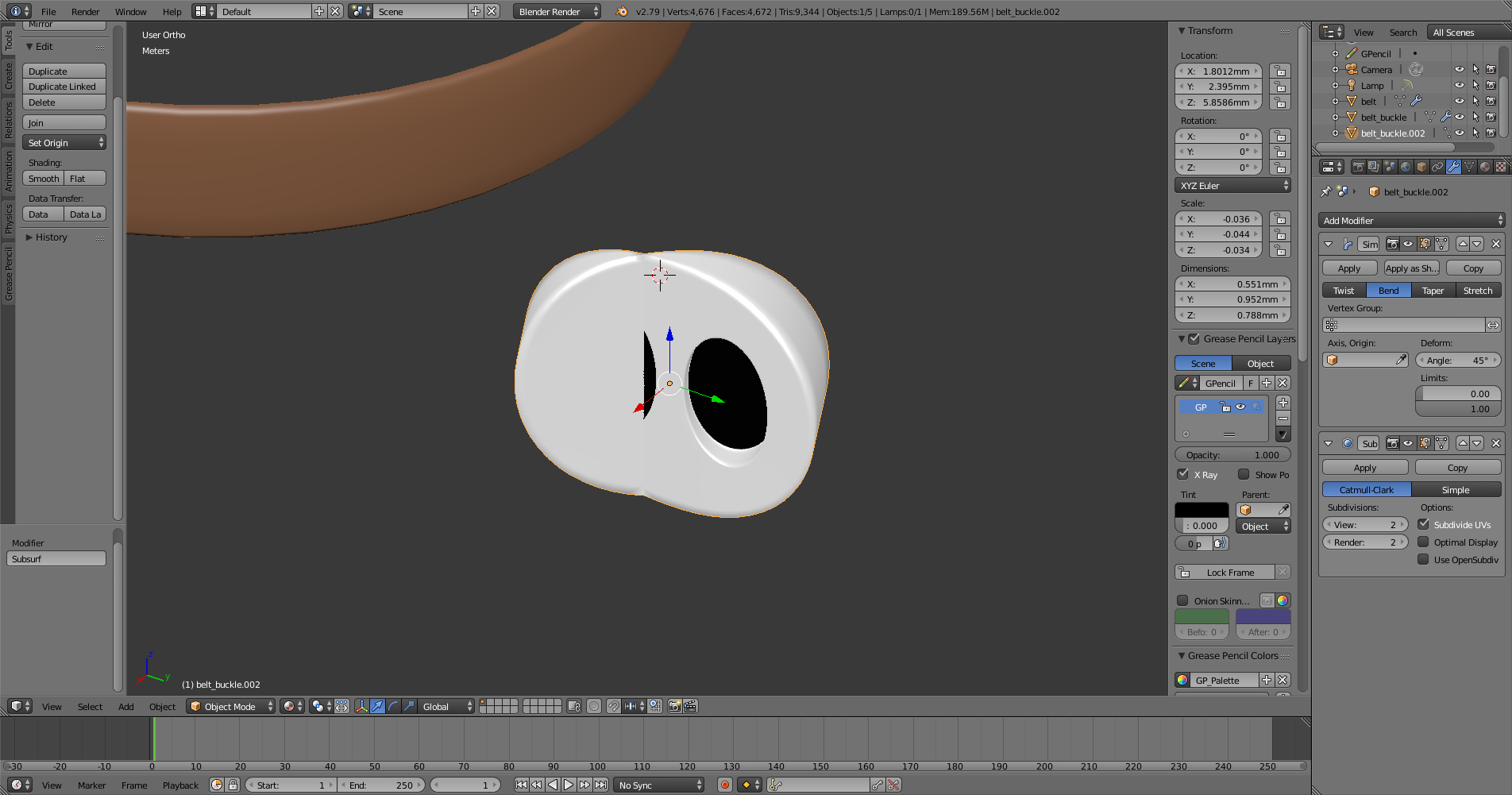 Help with simple deform modifier - Modeling - Blender Artists Community