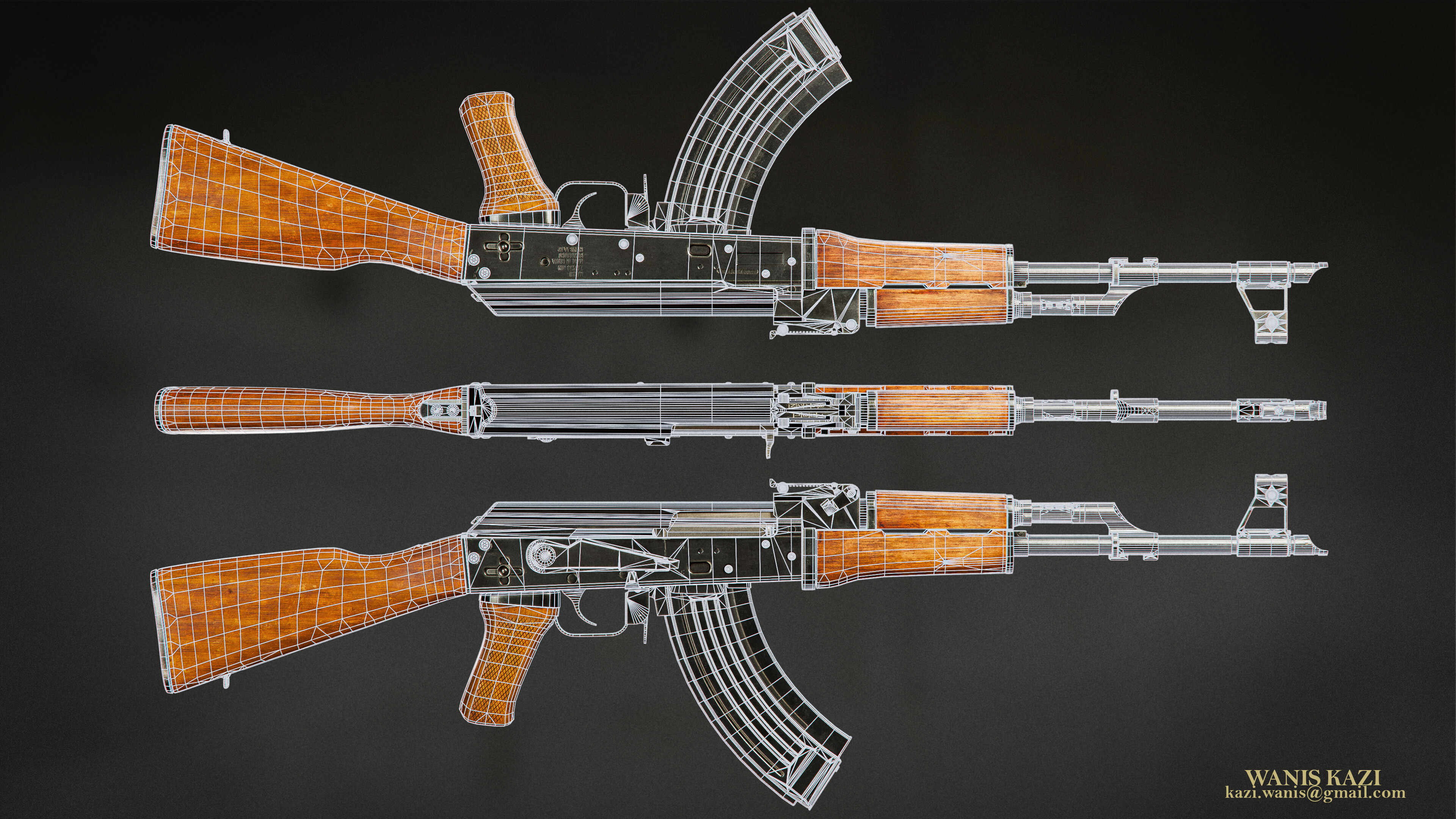 AK 47 Game ready - Finished Projects - Blender Artists Community