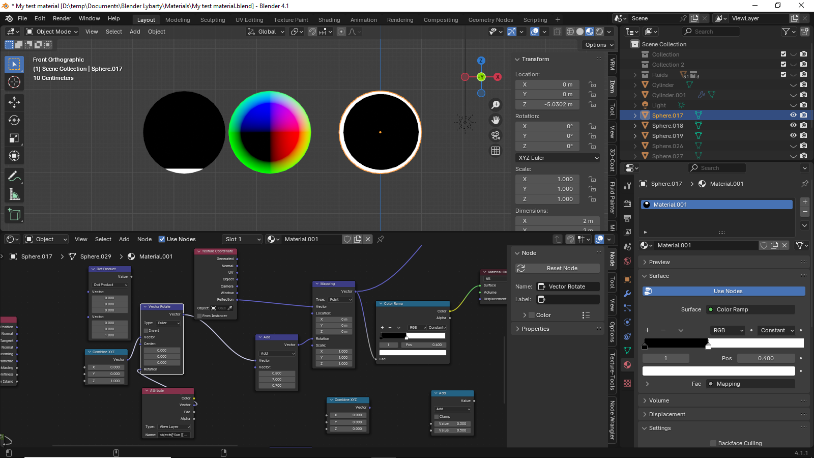 How to rotate a vector correctly? - Materials and Textures - Blender ...
