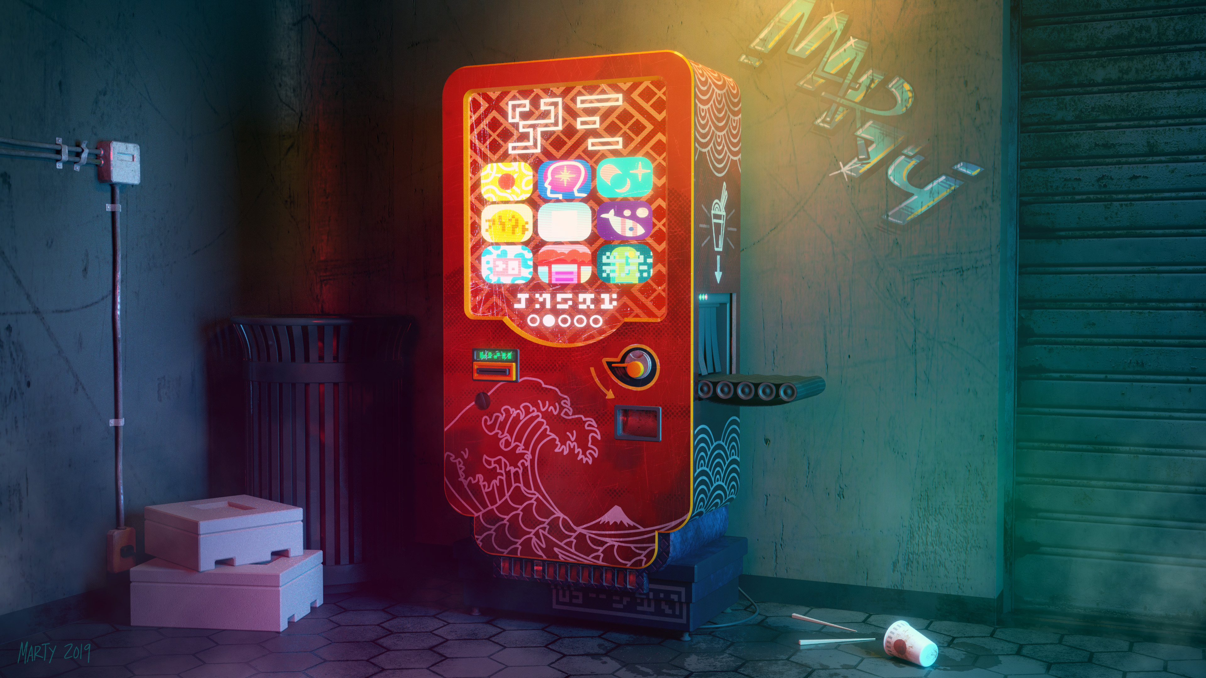 8. Nail Art Vending Machine for Club Events - wide 3