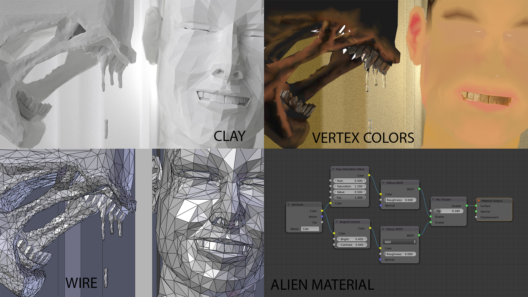 Alien 3 Movie Scene - Lowpoly - Finished Projects - Blender Artists ...