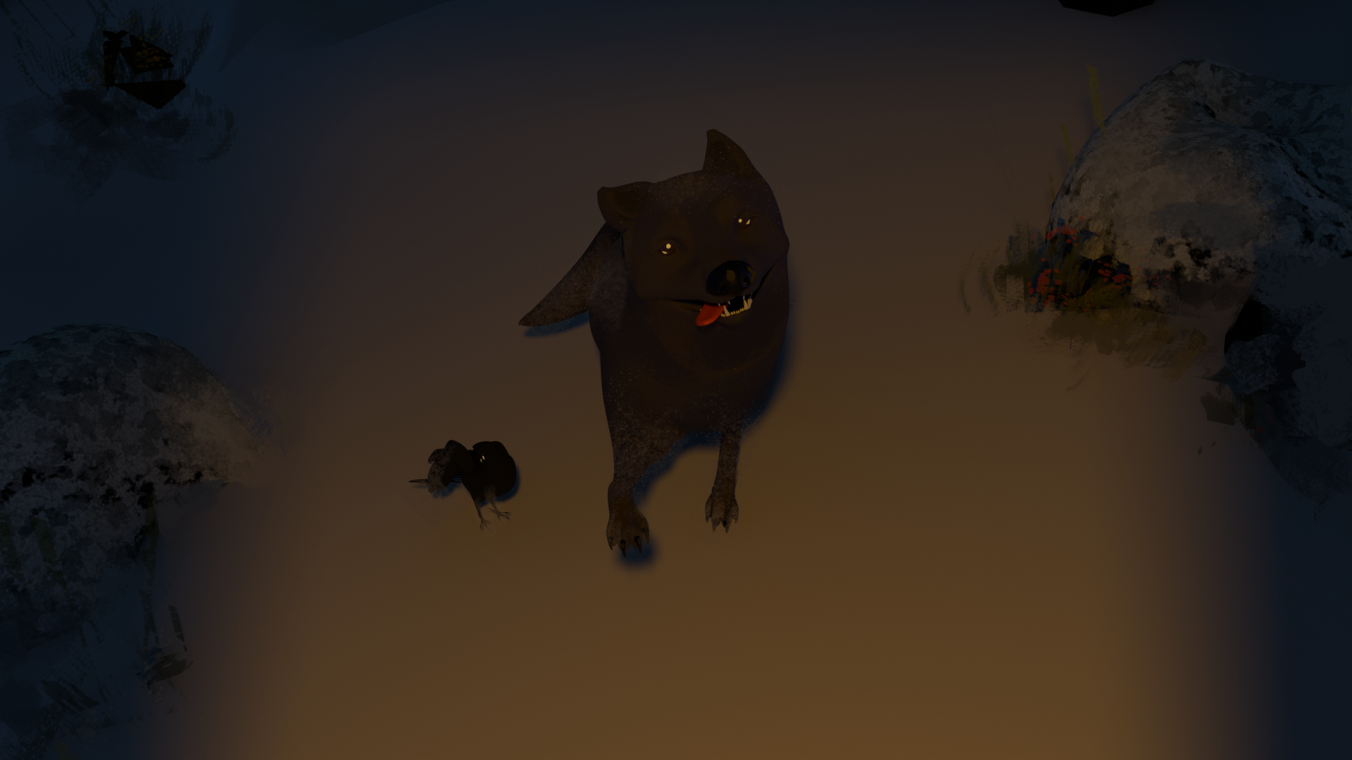 Wolf and crawl 3/3 - Finished Projects - Blender Artists Community