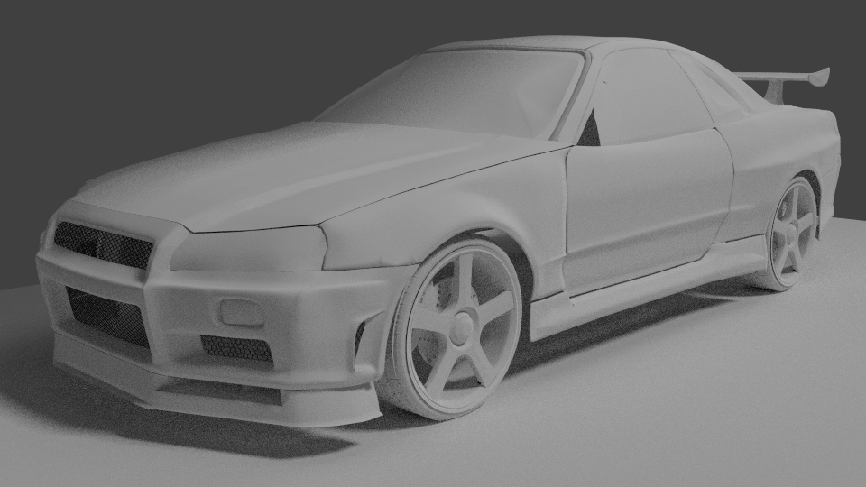 Nissan Skyline GT-R34 - Works in Progress - Blender Artists Community