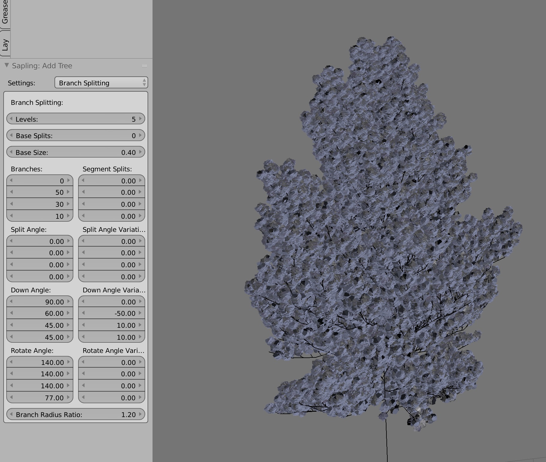 Sapling Addon Not Producing Leaves - Modeling - Blender Artists Community