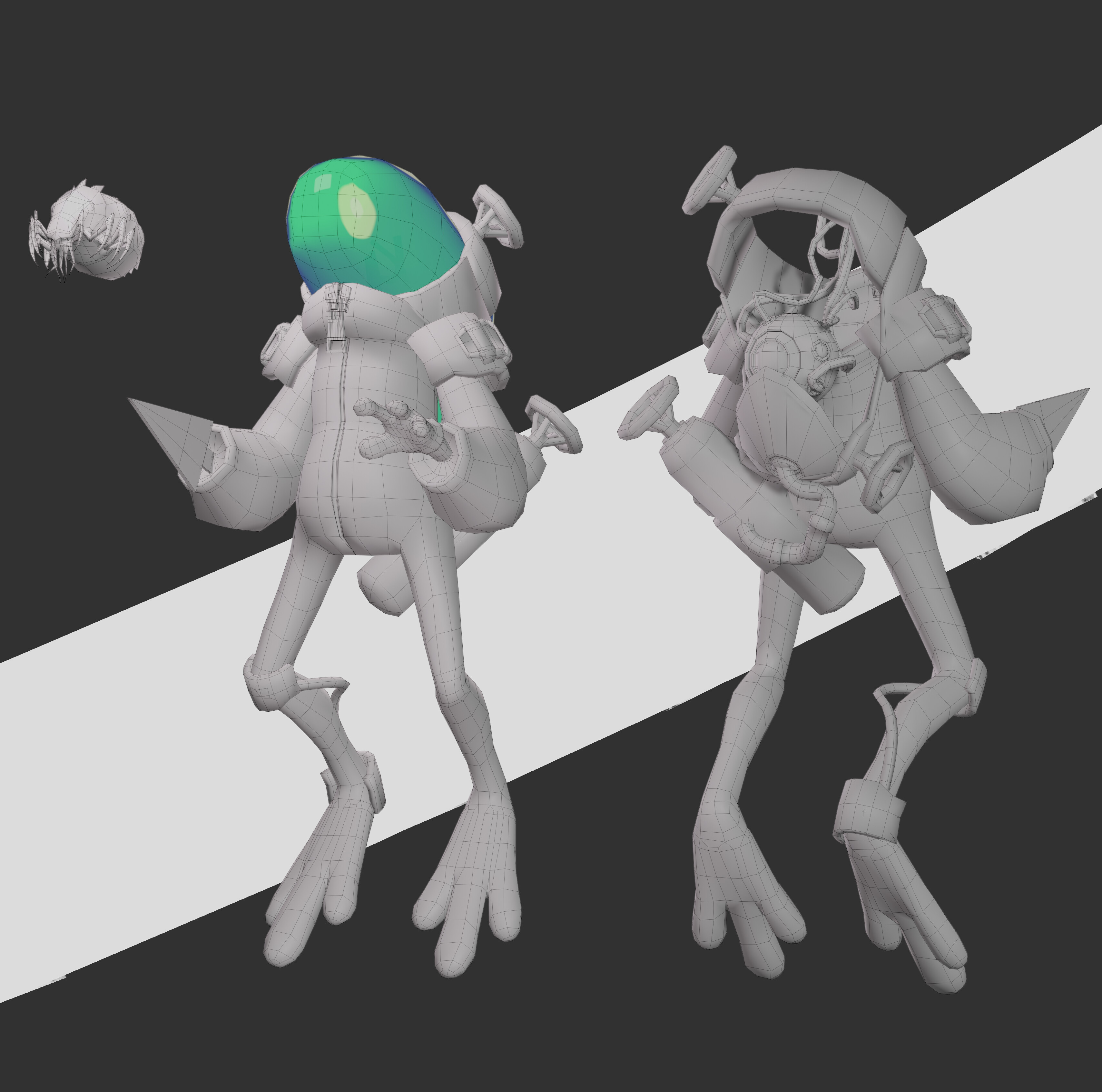 Stylized alien personal project. Tips on creating a shader for a ...