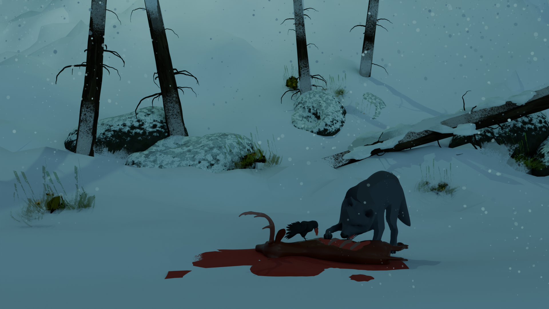 Wolf and crawl 2/3 - Finished Projects - Blender Artists Community
