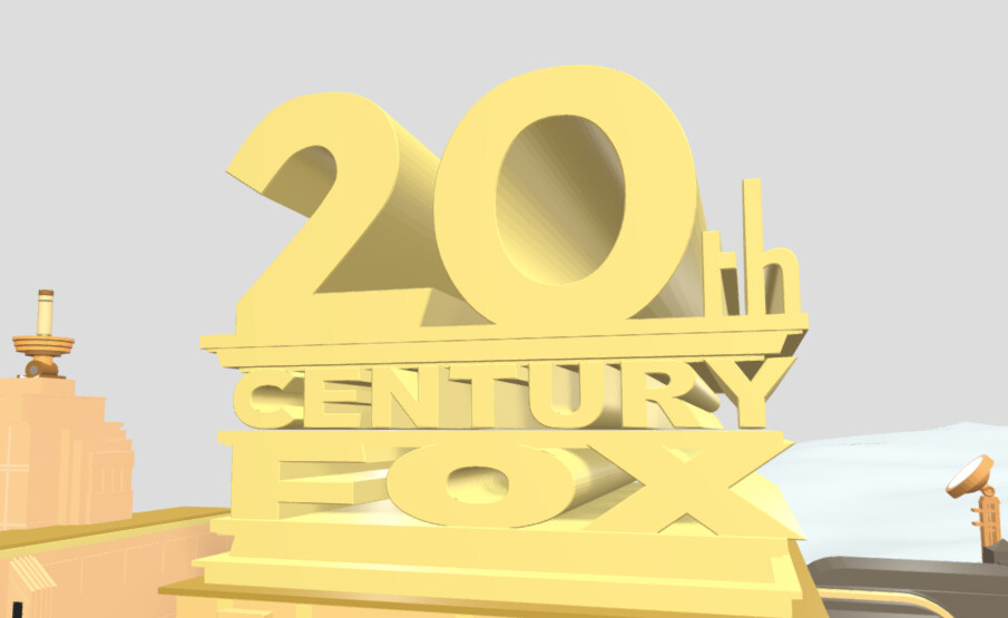 Copy of 20th century fox 3d model