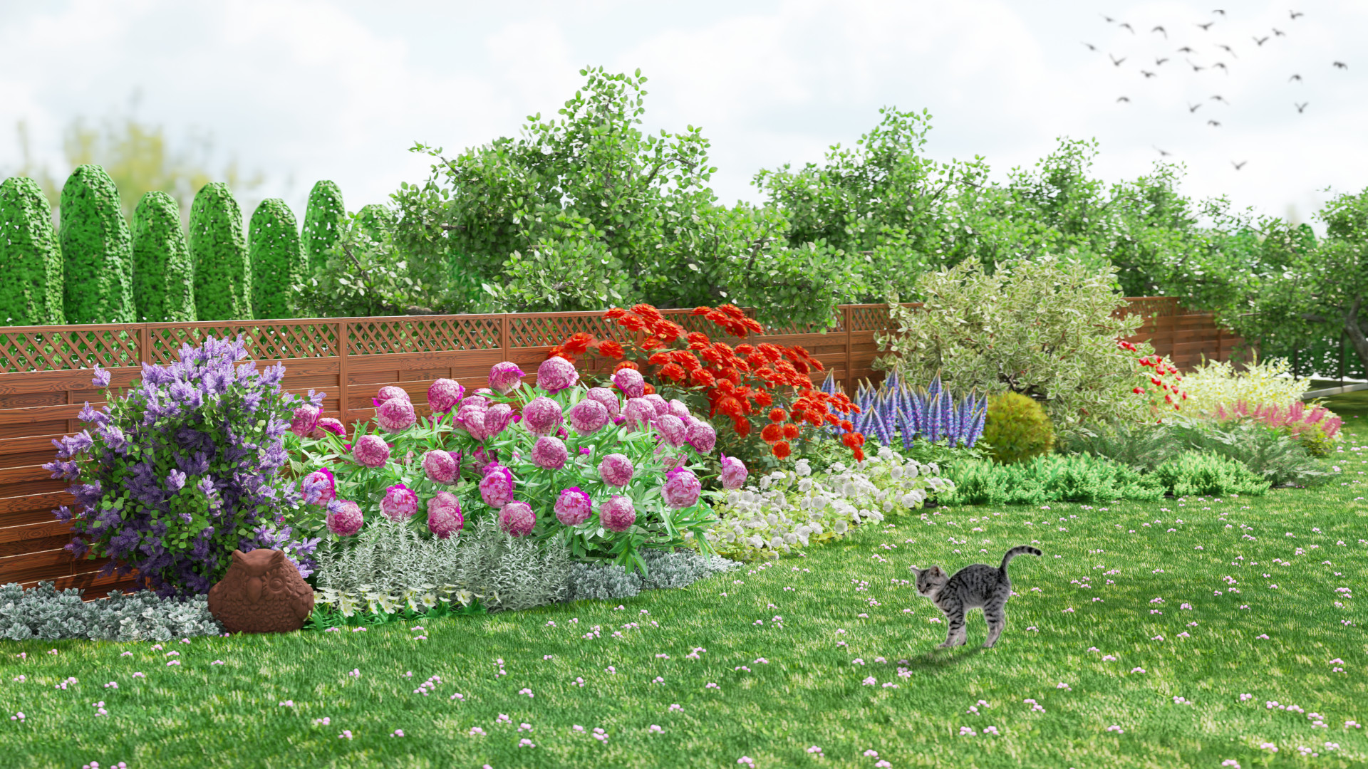 Flower garden - Finished Projects - Blender Artists Community